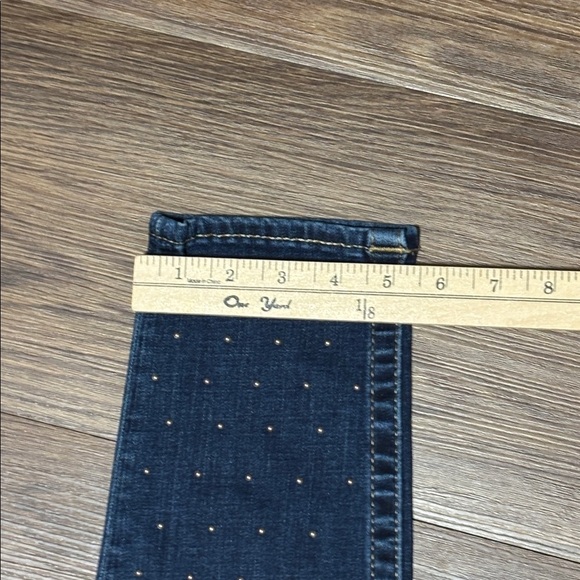 True Religion Women's Studded Skinny Jeans - Dark Blue - Picture 10 of 11